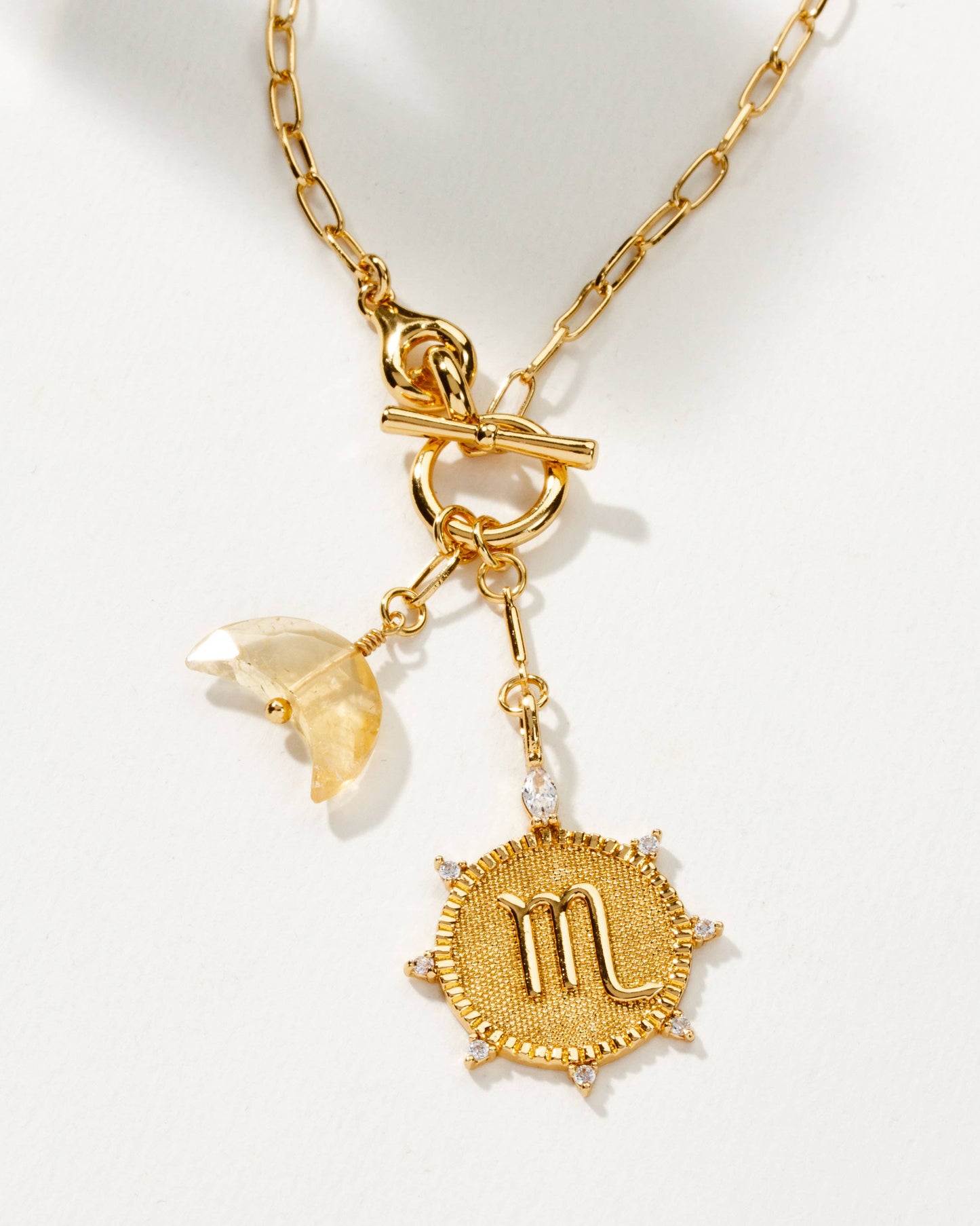Scorpio Lunar Front Toggle Zodiac Neck