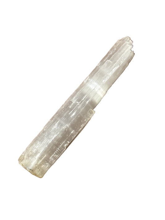 Selenite Stick Bar raw Rough 12-15" long Various Diameter