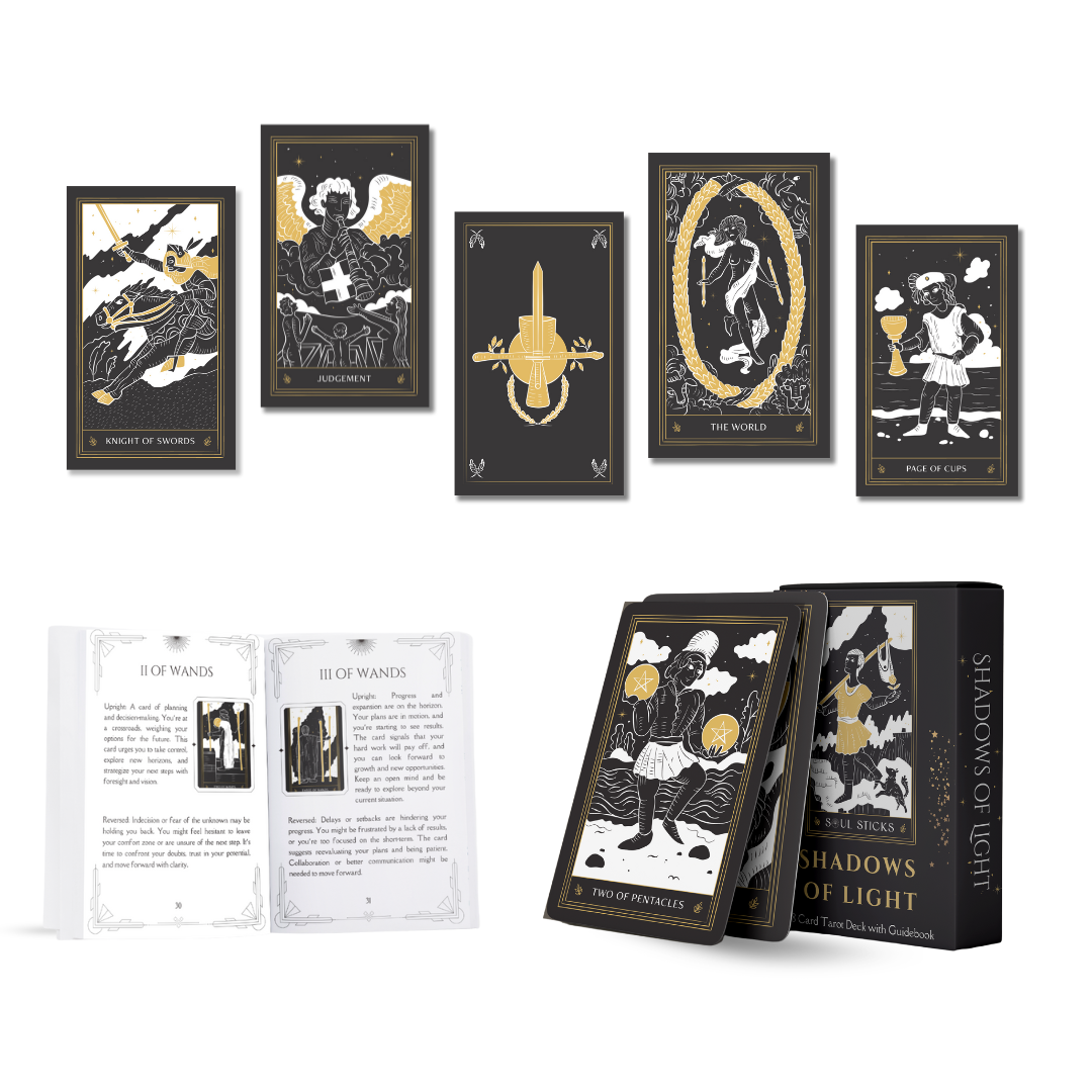 Shadows of Light Tarot Card Deck - 5" x 3"