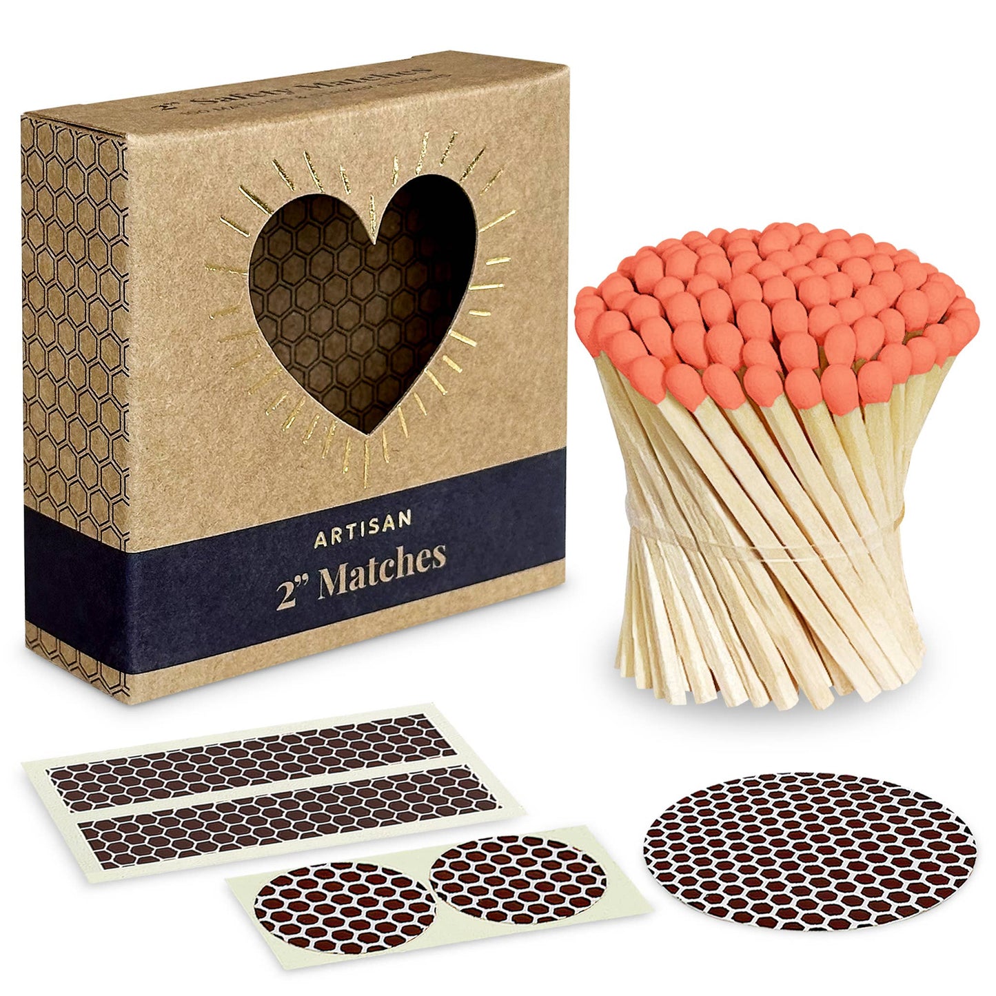2" Refill Matches - Colors of Your Choice + Striker Stickers