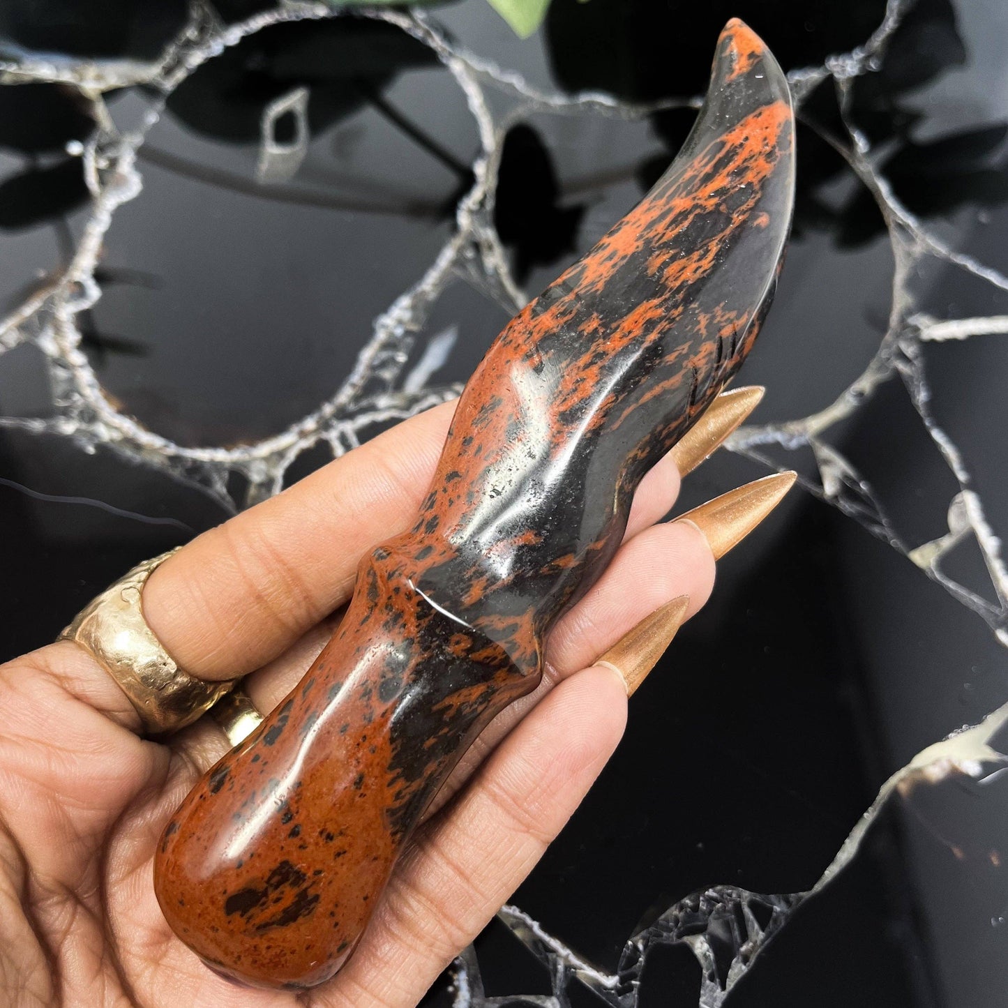 Mahogany Obsidian Dagger