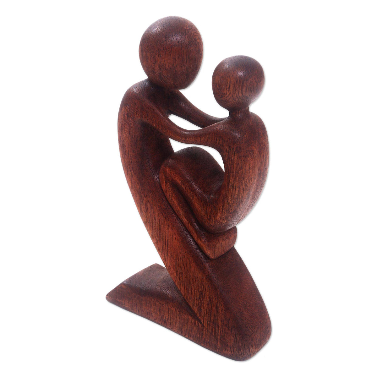 Playful Father Wood sculpture