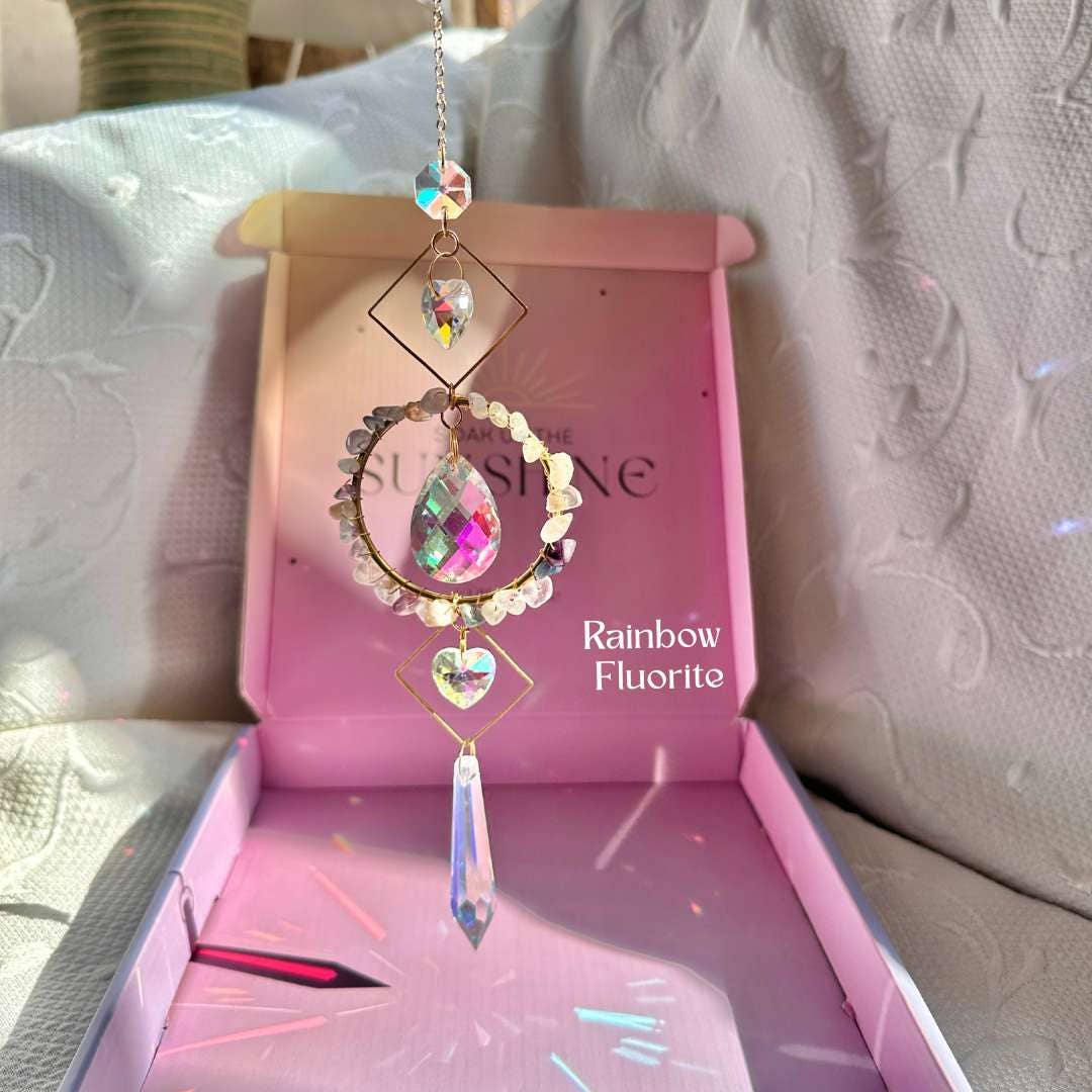 Aura Crystal Suncatchers – Spiritual Light Catchers