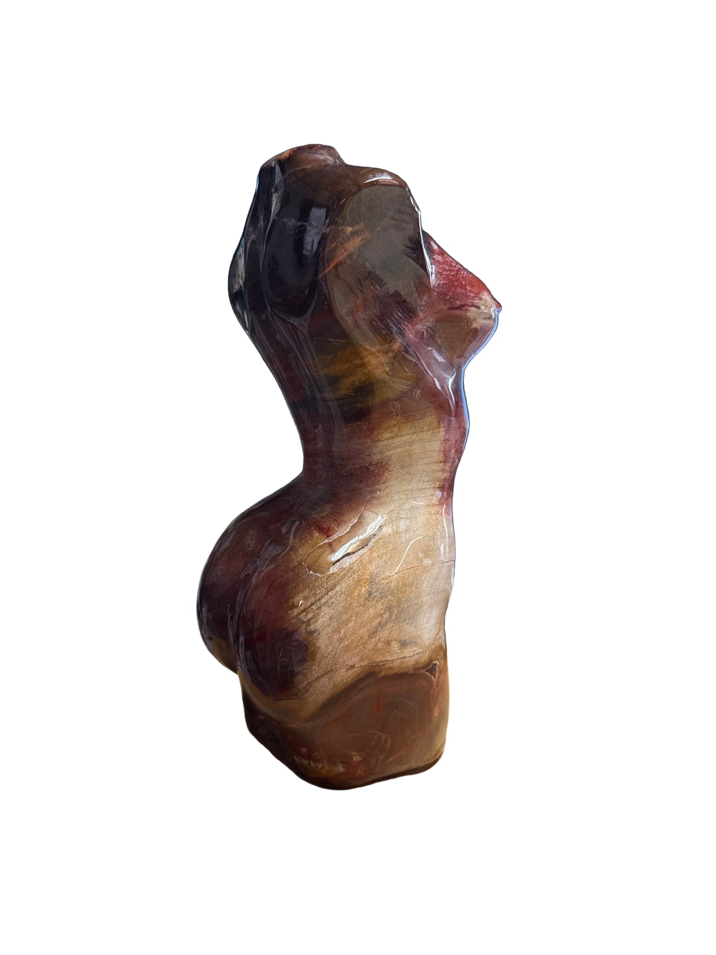 Goddess Petrified Wood 8"