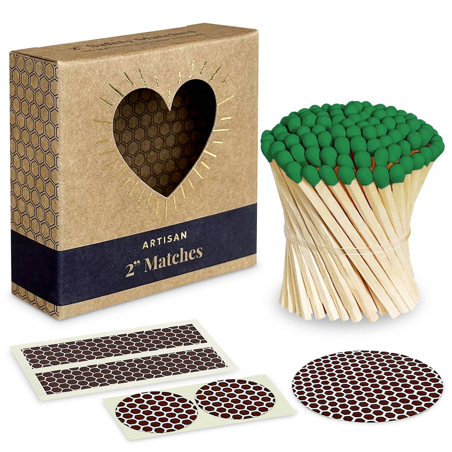 2" Refill Matches - Colors of Your Choice + Striker Stickers