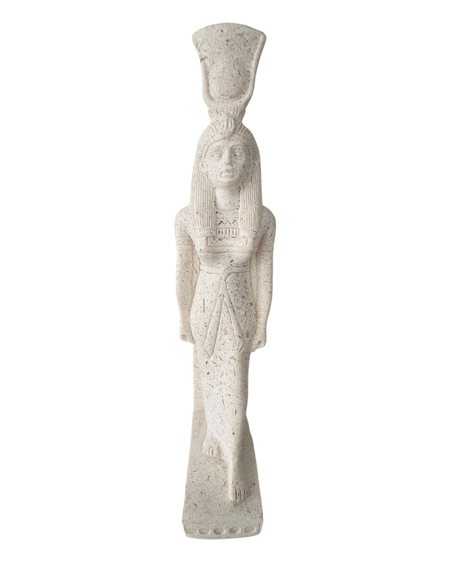 Isis Standing White Alabaster