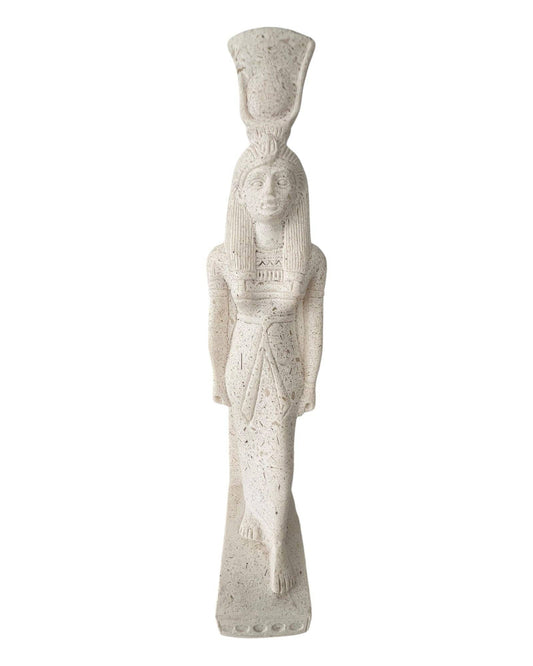 Isis Standing White Alabaster