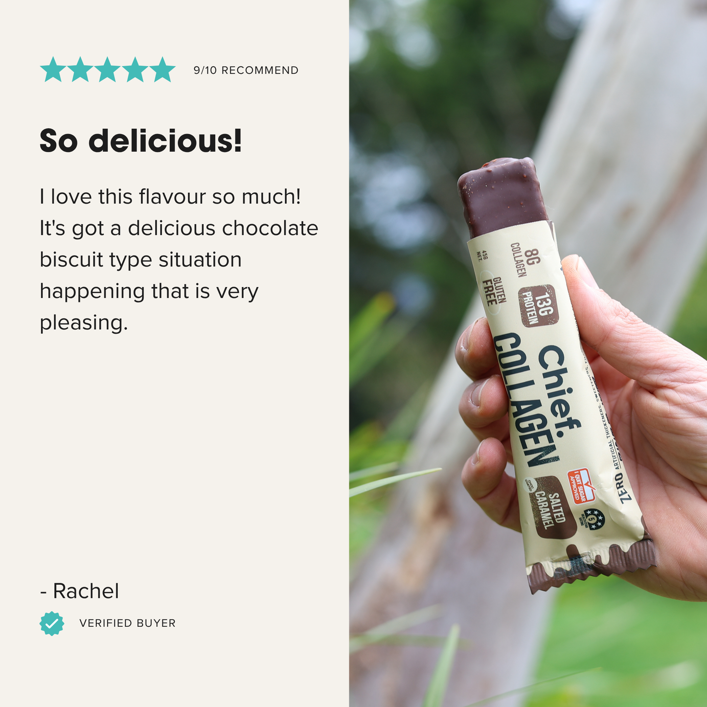 Collagen Protein Bar - Salted Caramel
