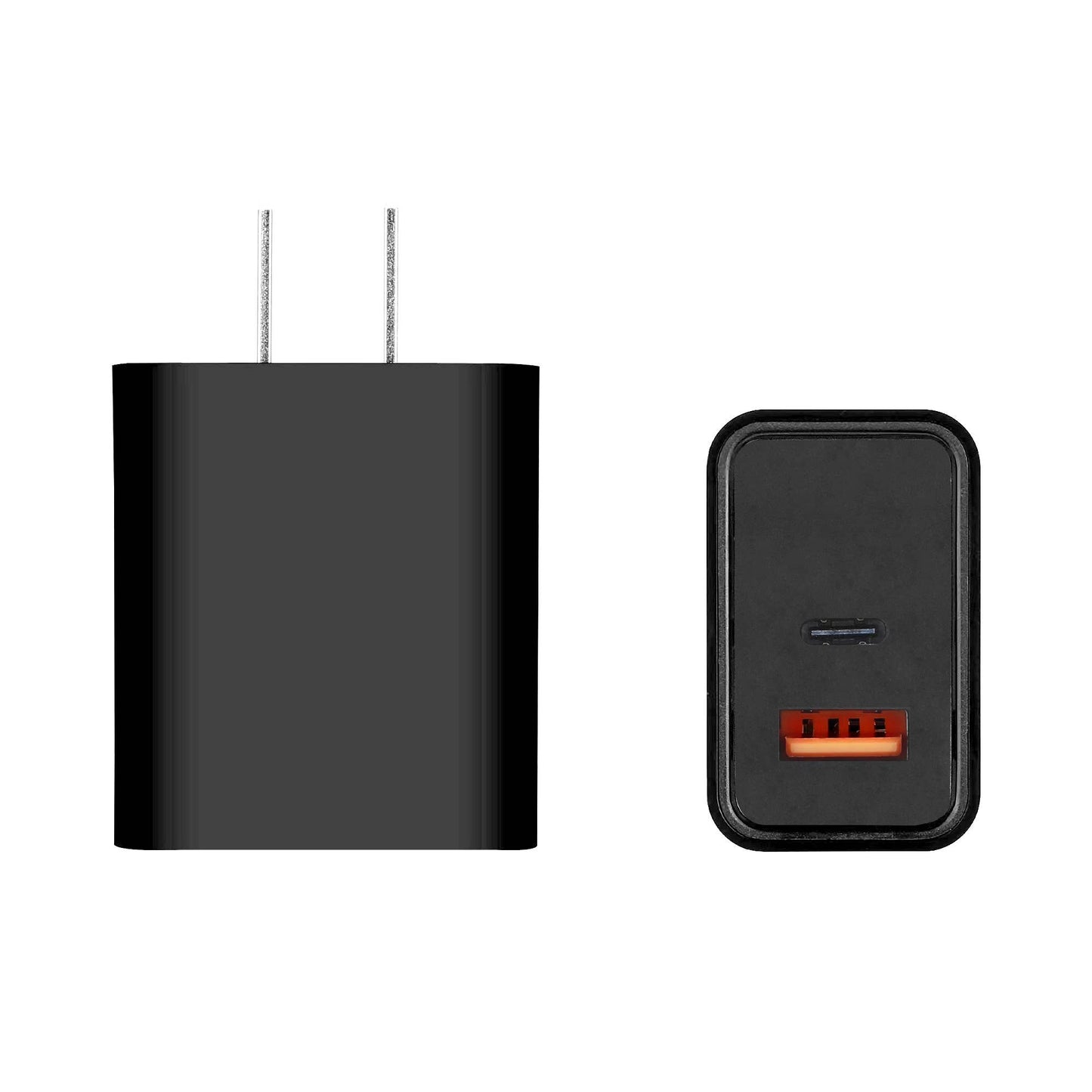 Charge 2-Port USB Wall Chargers for Android & IP Retail Pack: White / 2 USB-A Ports