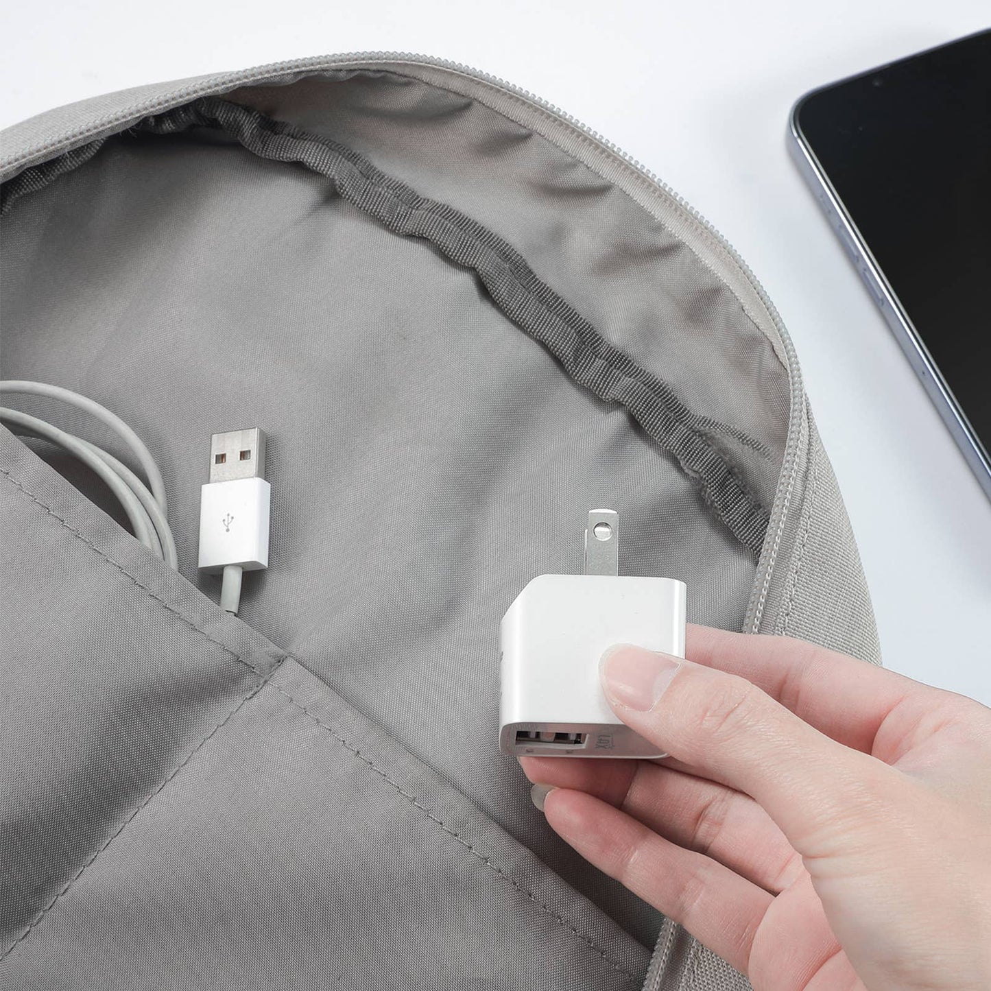 LAX Fast Charging 2 Port USB Wall Charger Retail Pack: Rose Gold