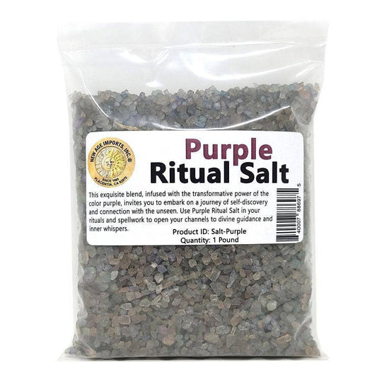 Purple Ritual Salt 1 lb Packaged (2mm-3mm Salt Size)