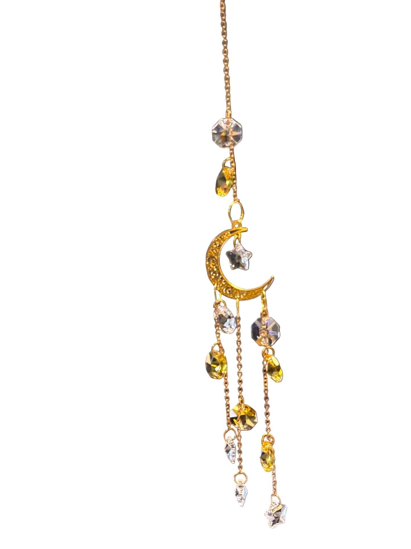 Suncatcher Small with Moon, Crystal, Prism, or Evil Eye