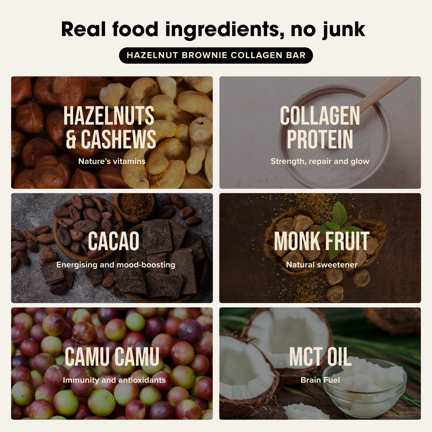 Collagen Protein Bar - Hazelnut Brownie