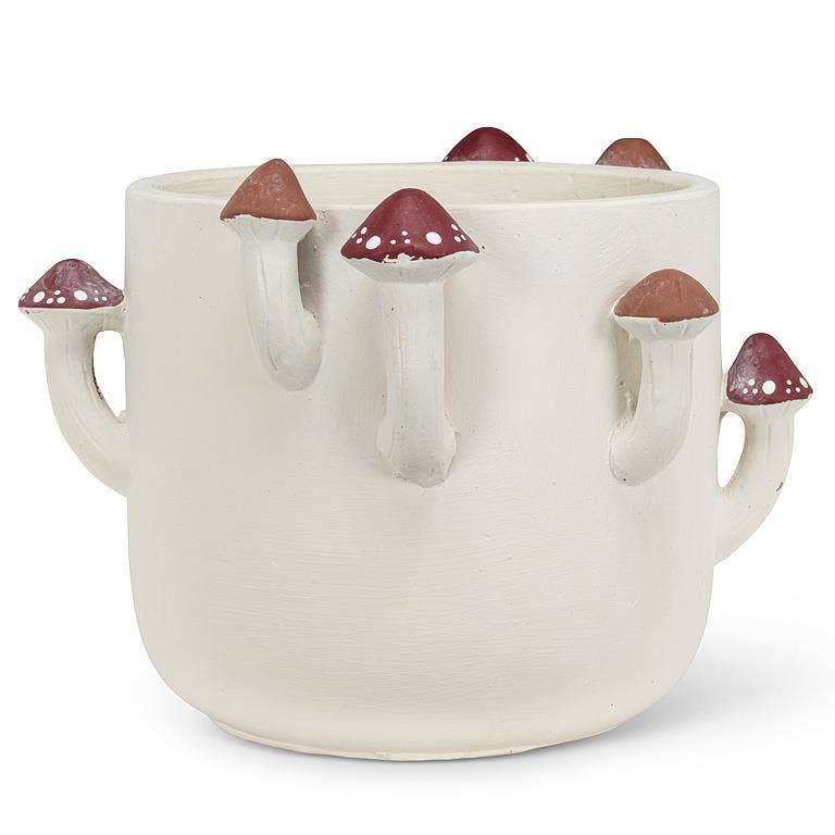 Sprouting Mushroom Planter-6"H