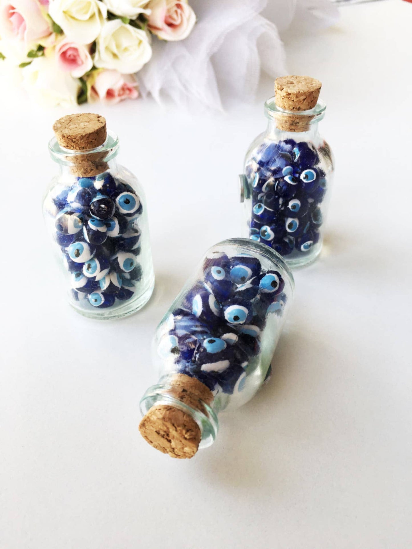 Evil eye bottle magnet