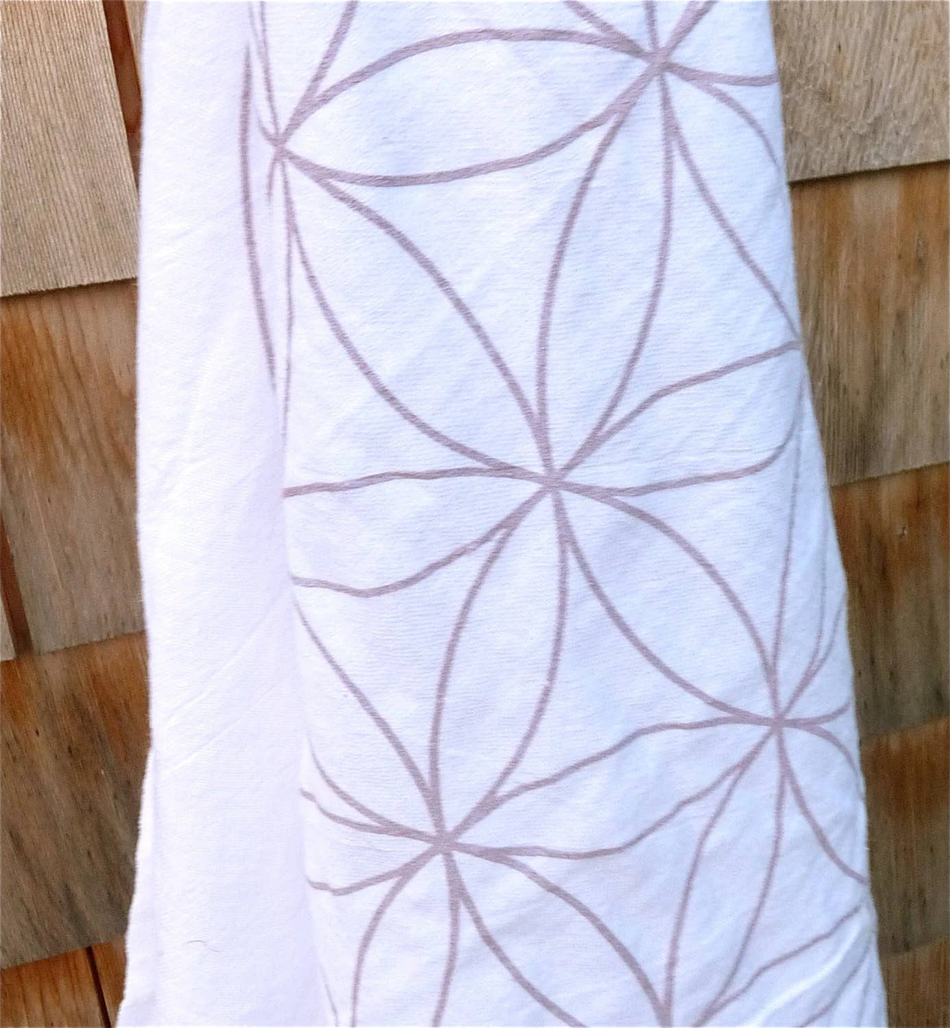 XL Flower of Life - Crystal Grid Cloth: Pink