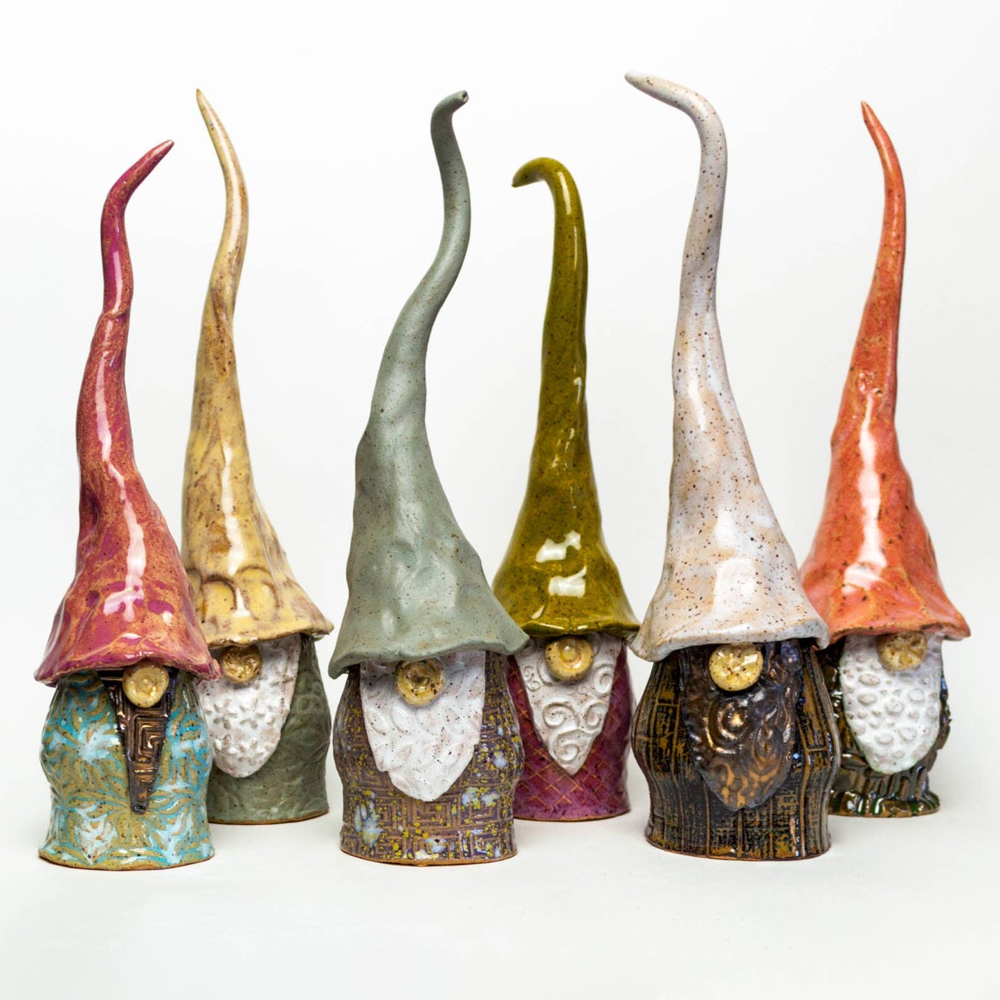 Garden Gnomes - Handmade Ceramic Stoneware Figures - Female or Male
