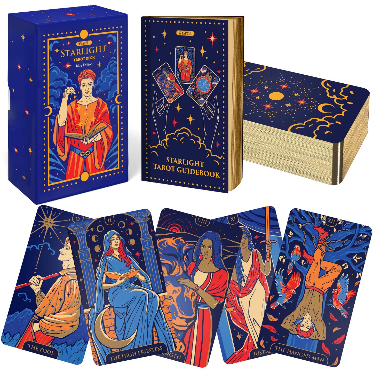 Starlight Tarot Cards - Blue Edition by Wysell