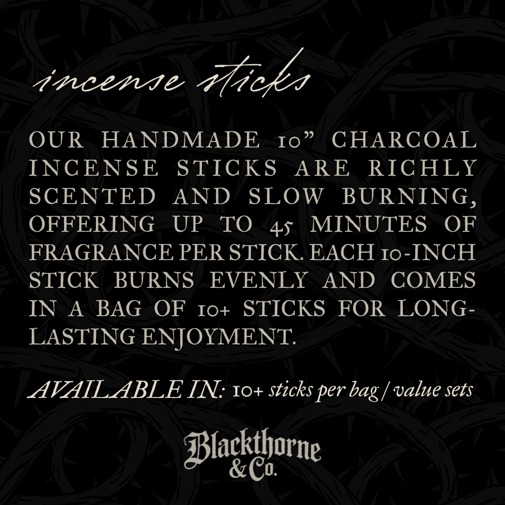 Wulf incense sticks |  vegan gothic ritual incense