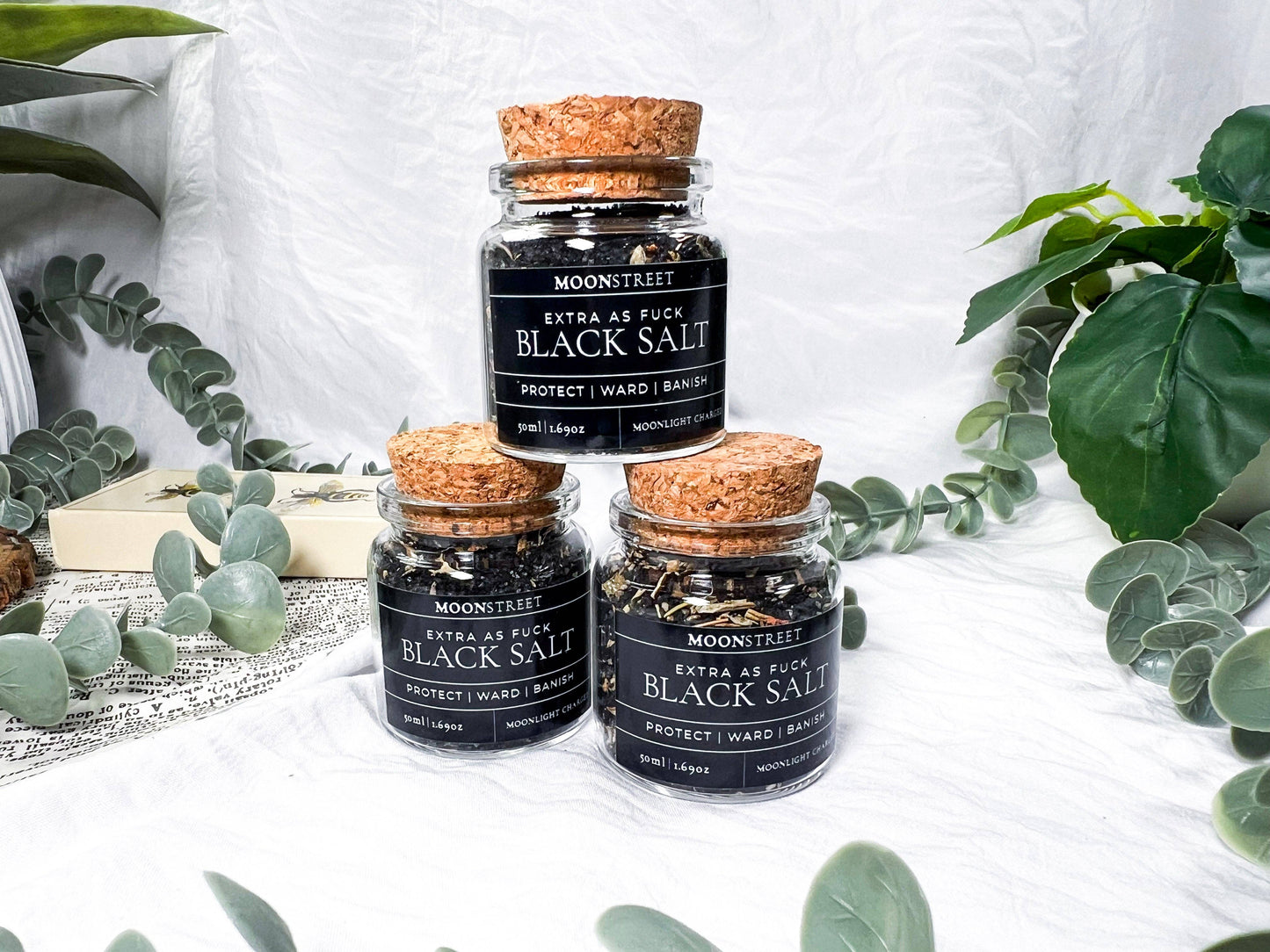 Witch’s Extra Potent Black Salt for Banishing & Protection