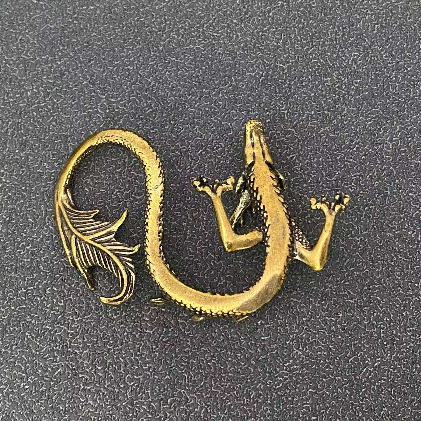 Brass Chinese Dragon Crafts Desktop Ornaments Decoration