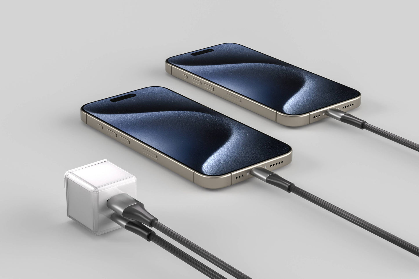 Rapid Wall Charger USB 20W Cubic Design - Retail Pack: Black
