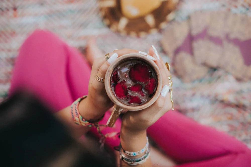 Love Bubble  - Rose Cardamom Ceremonial Cacao Elixir