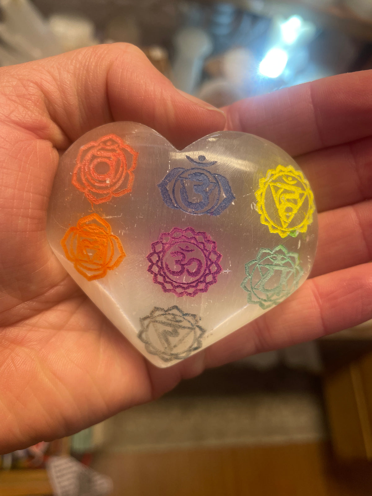 Selenite Chakras Heart