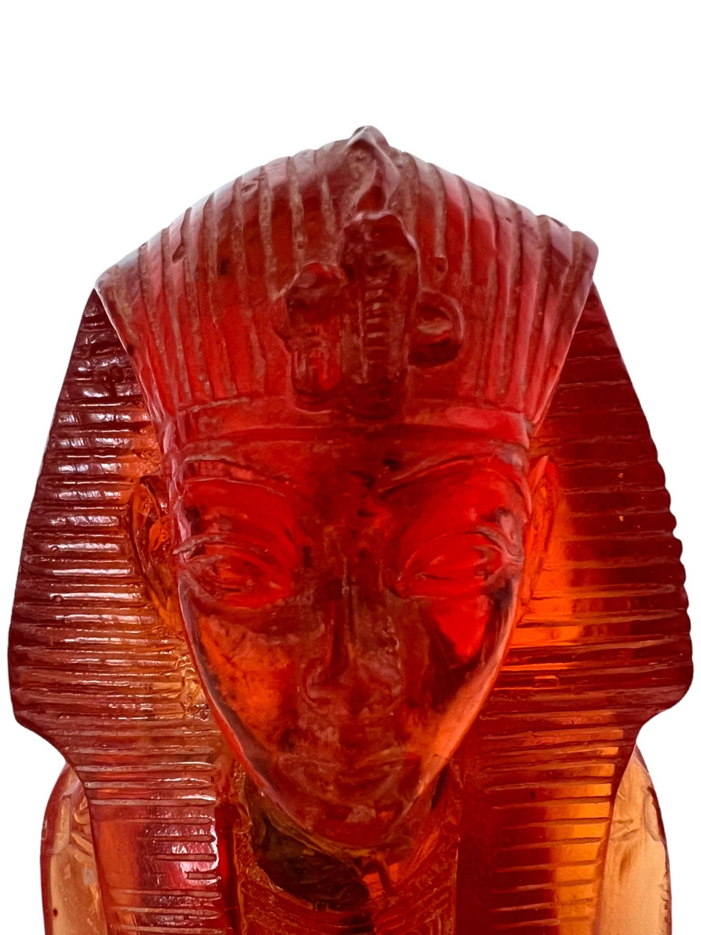 King Tutankhamun with Scorpion, Amber Resin