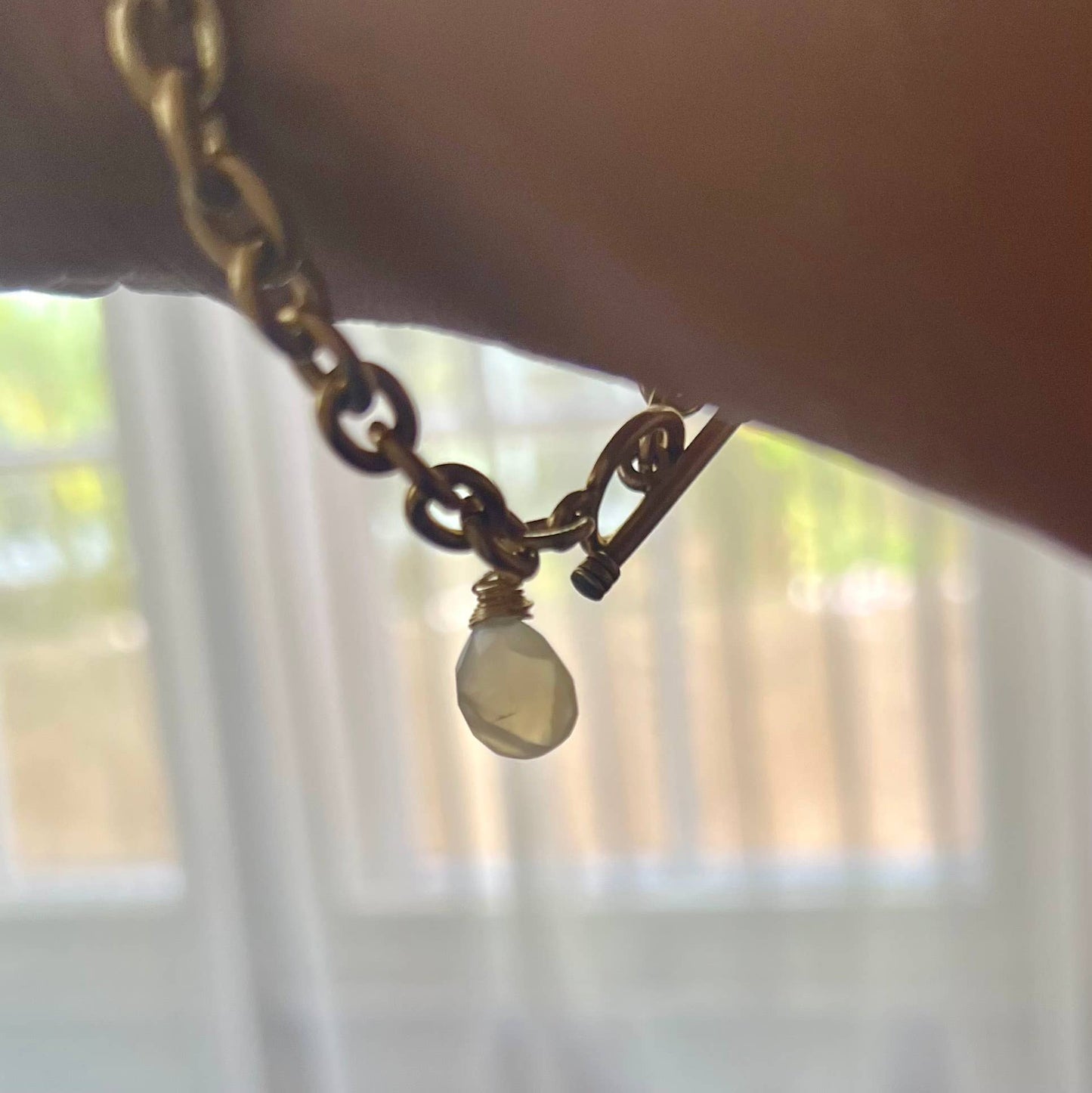 Champagne Thursdays gold traditional charm bracelet