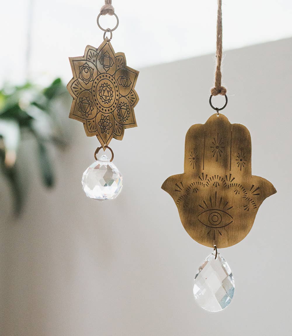 Surya Brass Suncatcher Various Designs
