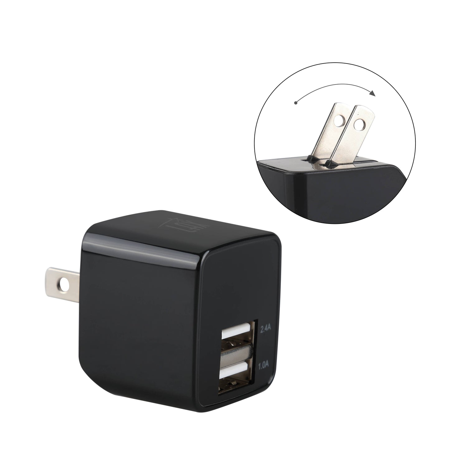 LAX Fast Charging 2 Port USB Wall Charger Retail Pack: White