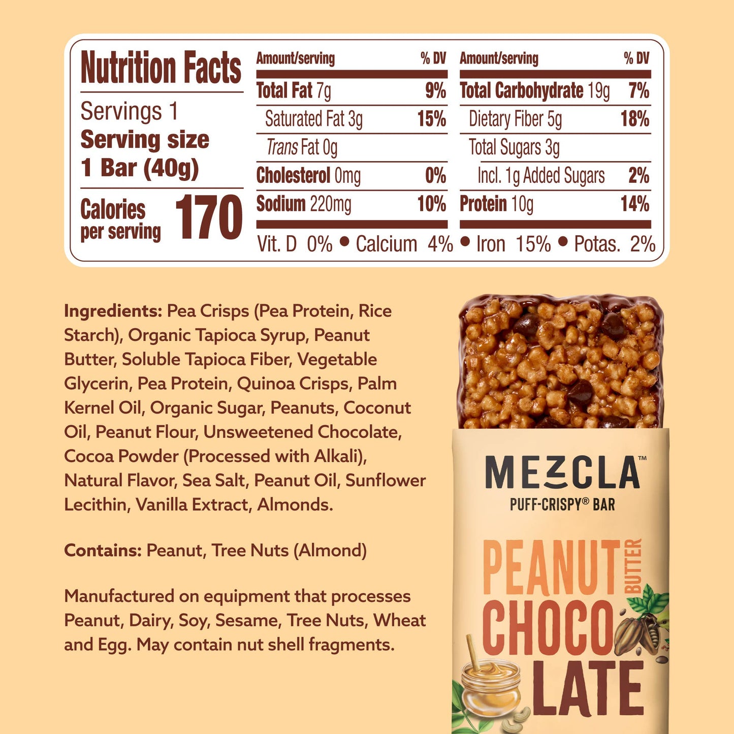 Peanut Butter Chocolate Bar