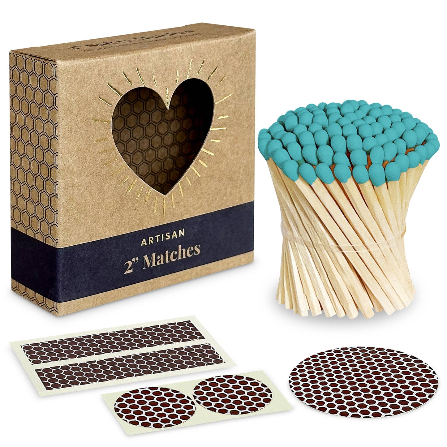2" Refill Matches - Colors of Your Choice + Striker Stickers
