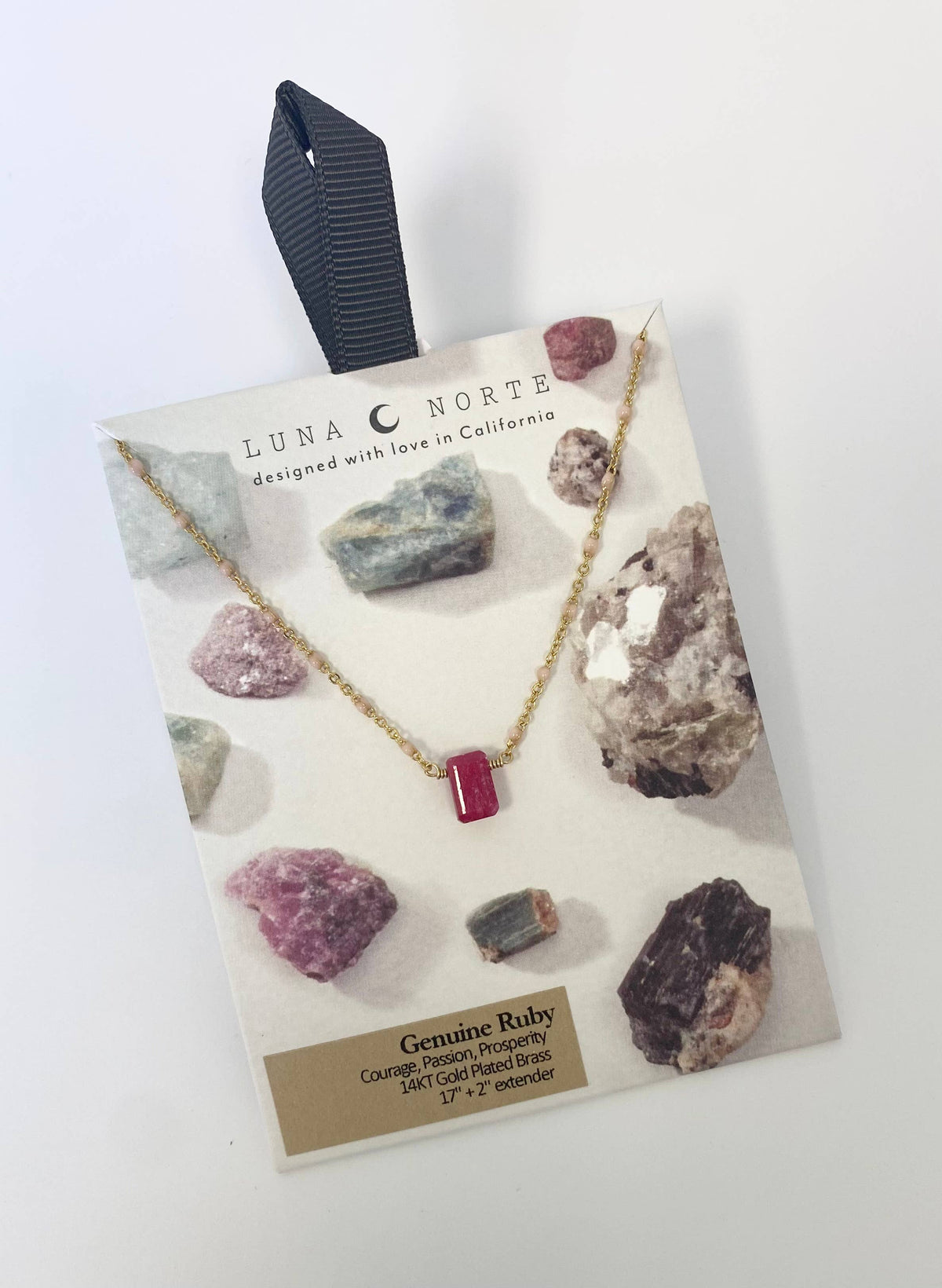 Prism Gems Birthstone Necklace - July