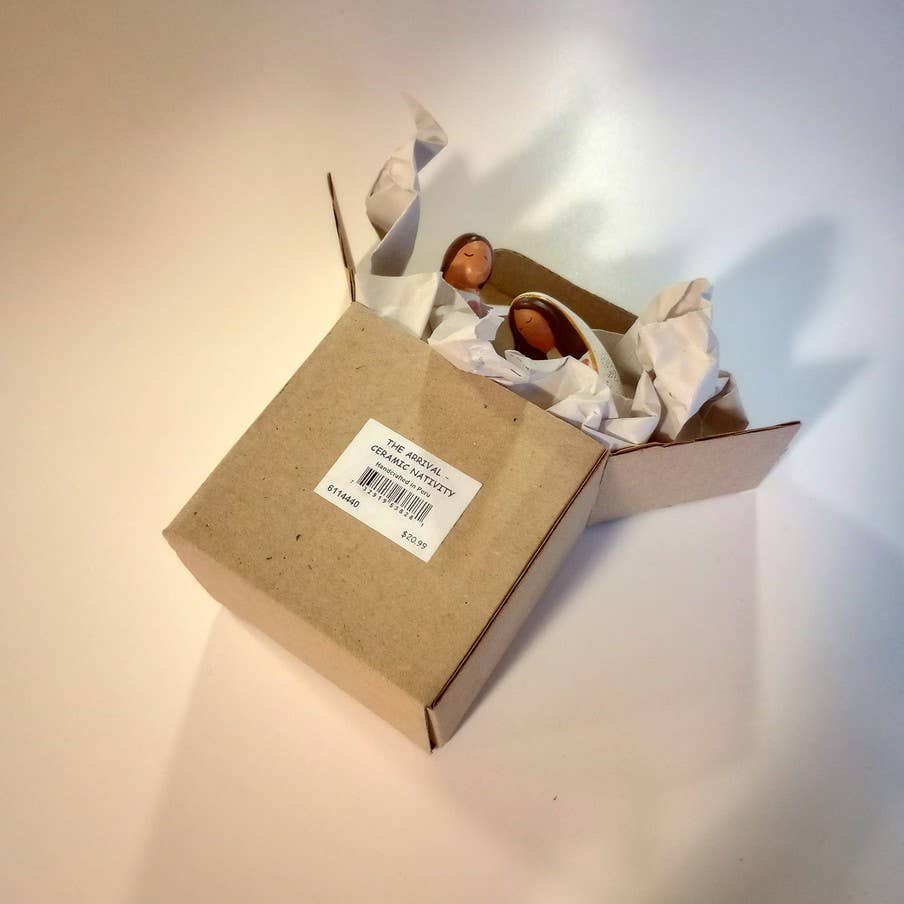 The Arrival Ceramic Nativity