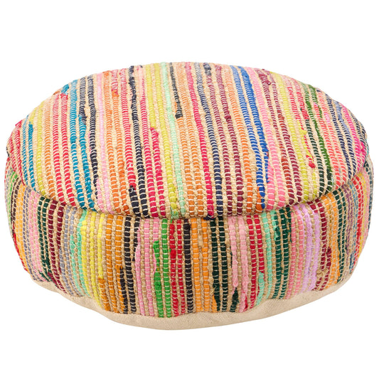 Round Chindi Floor Pillow
