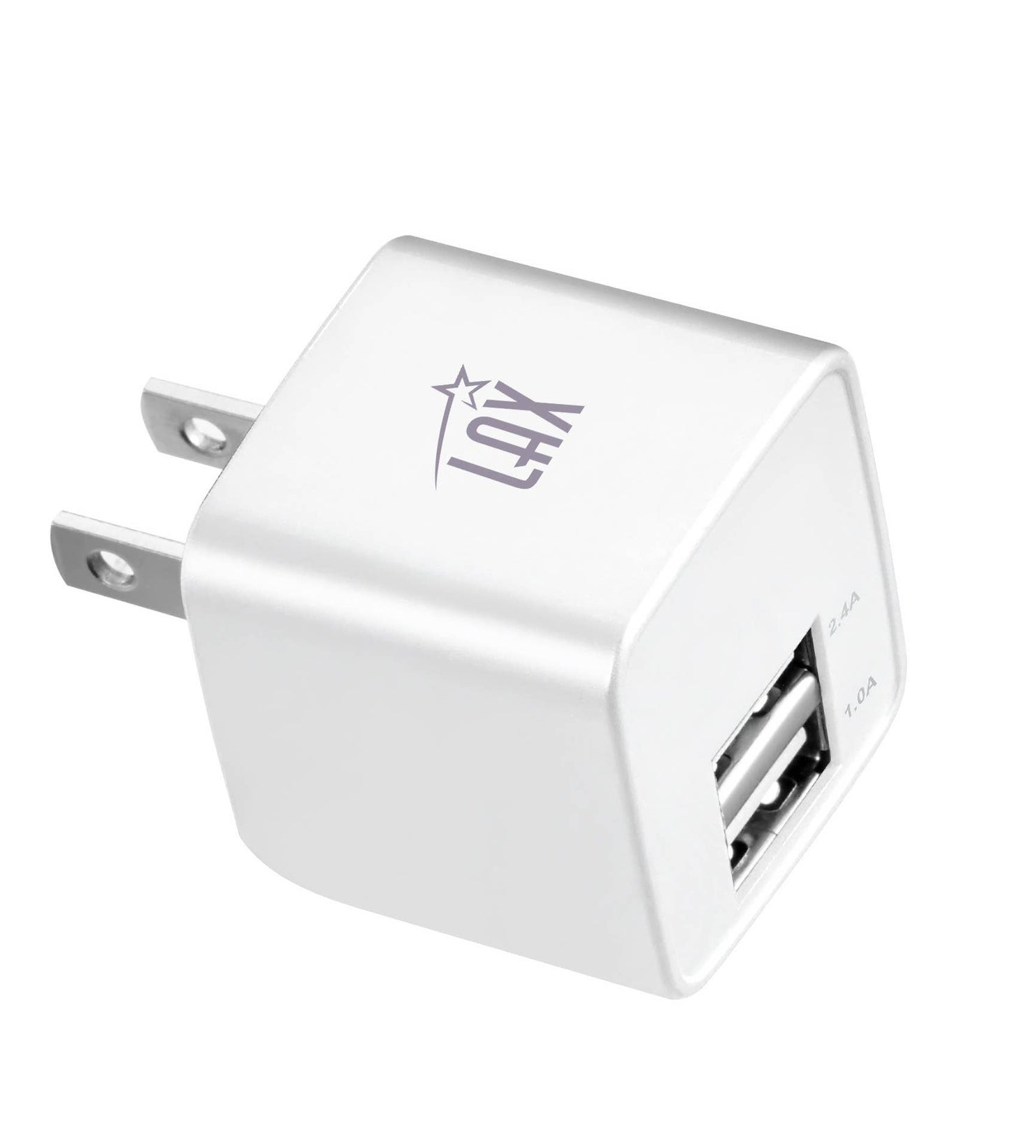 LAX Fast Charging 2 Port USB Wall Charger Retail Pack: Rose Gold
