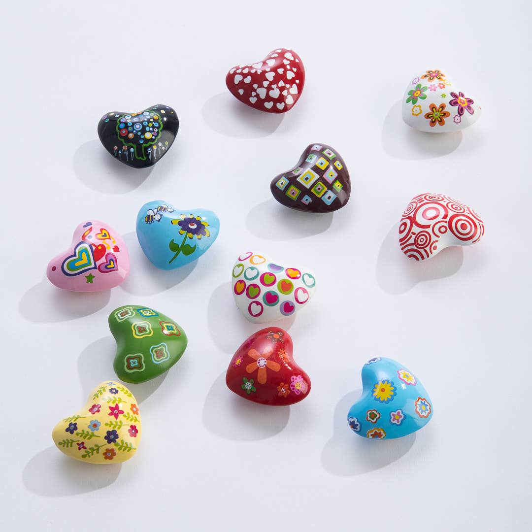 Mandala Chime Hearts
