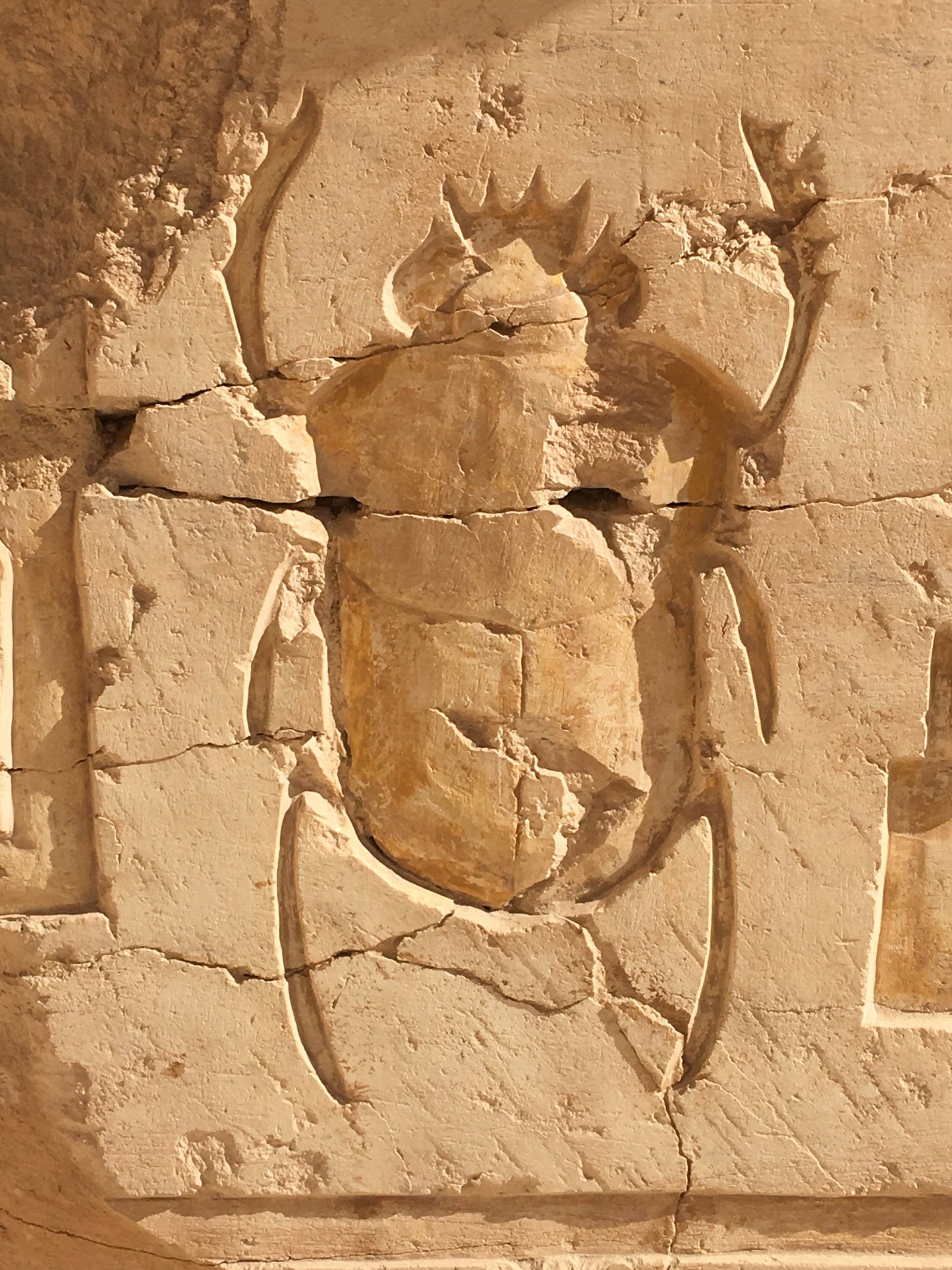 Khepri Scarab with Wings Black Basalt