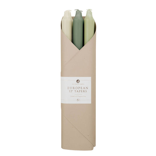 12" Taper Combo Candle Gift Set: Cottage Vines
