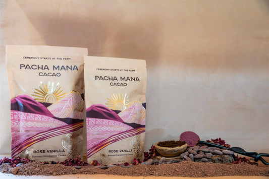 Rose Vanilla | Ground (Powdered) Ceremonial Cacao