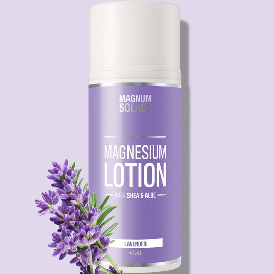Magnesium Lotion - Lavender, Aloe, Shea and Coconut Oil 4oz