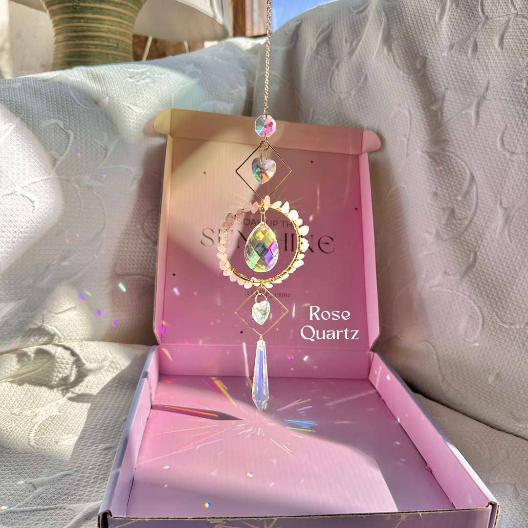 Aura Crystal Suncatchers – Spiritual Light Catchers