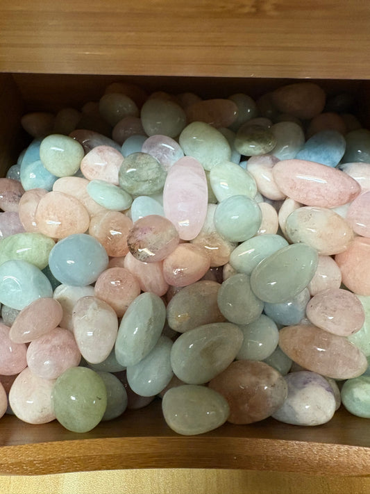 Morganite Tumbled