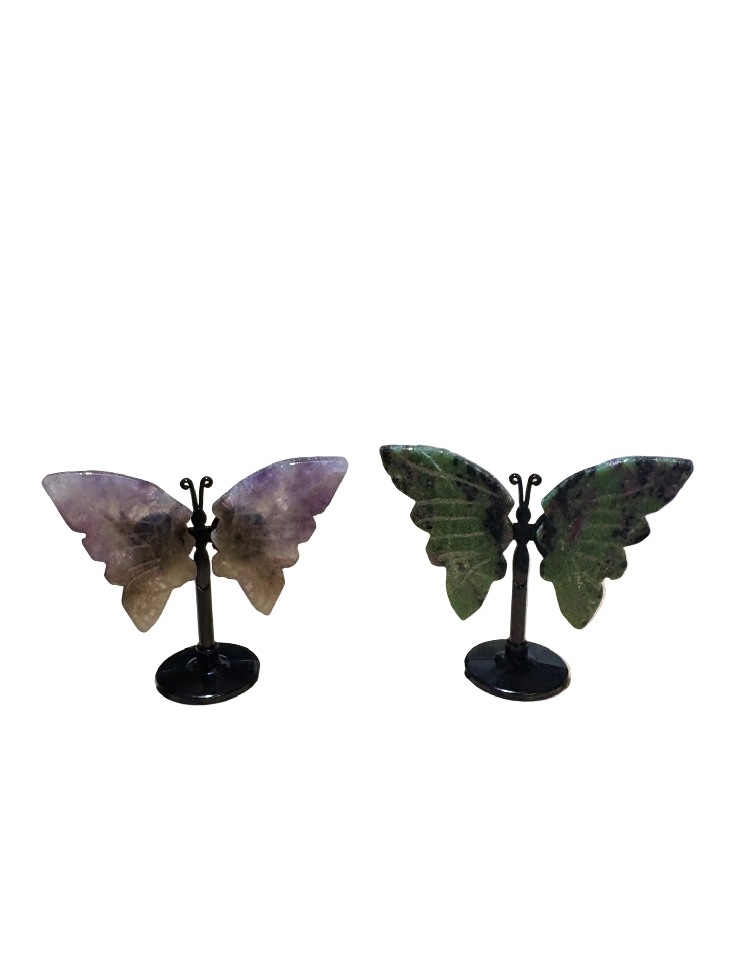 Butterfly on Stand Various Stones
