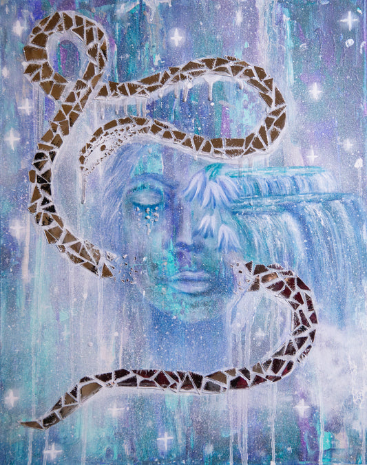 Shimmer of Soul Holographic Print Teresa