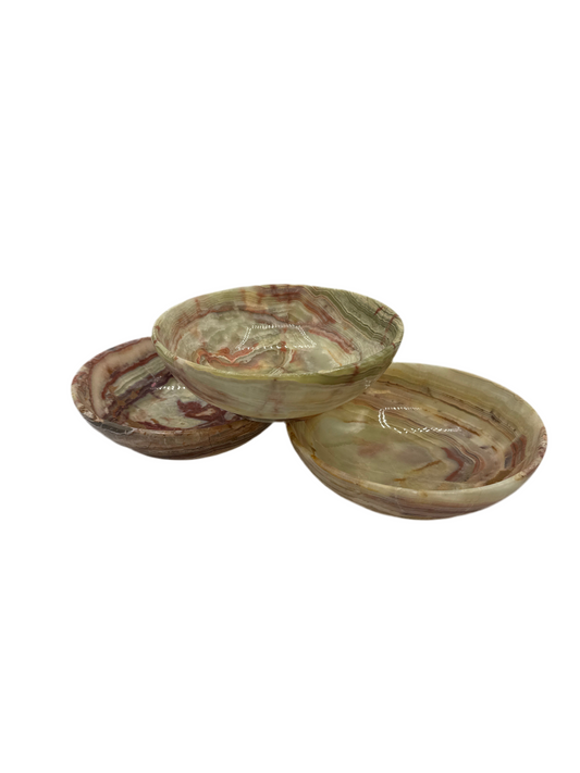 Green Onyx Bowl 6"
