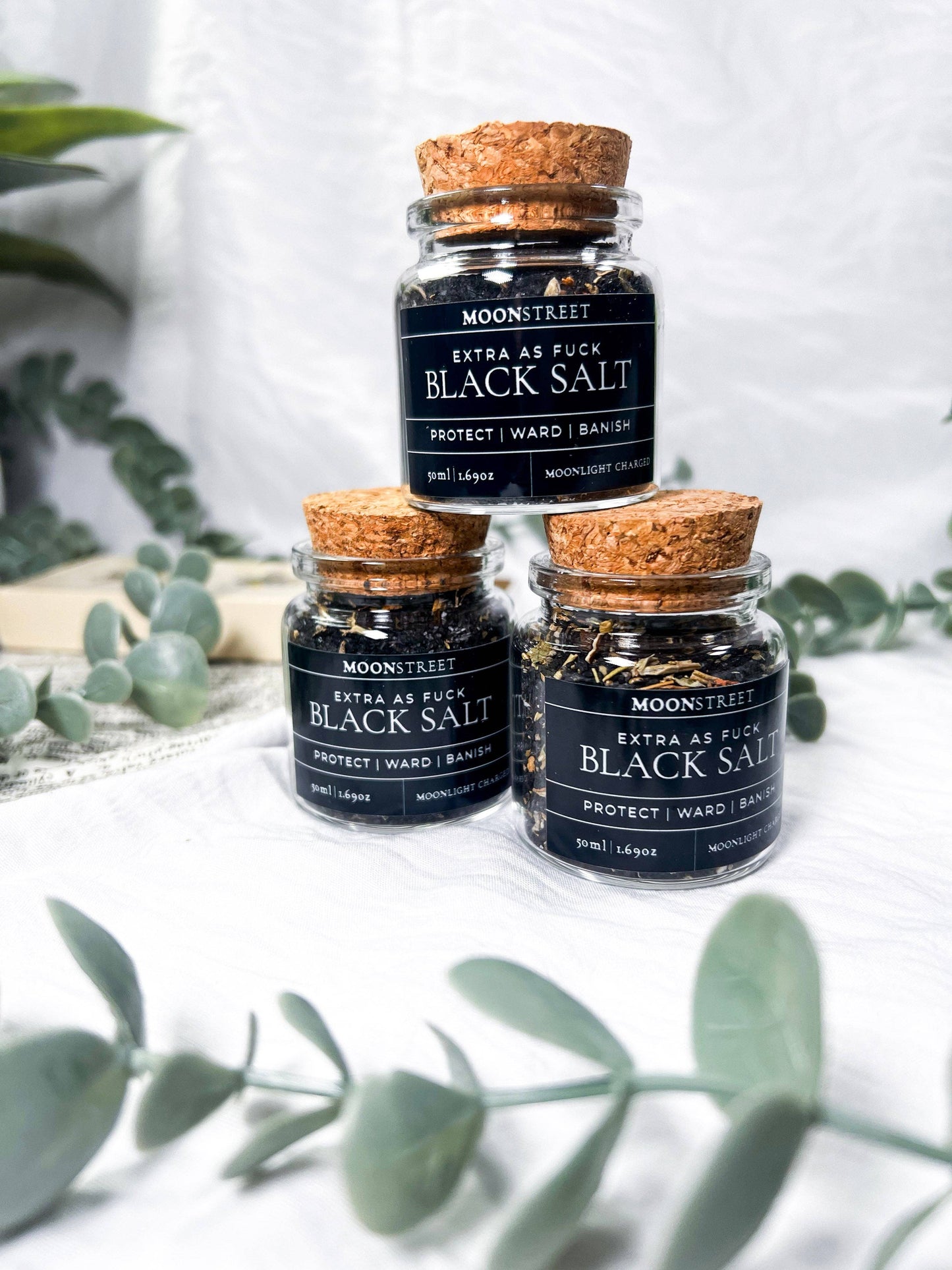 Witch’s Extra Potent Black Salt for Banishing & Protection