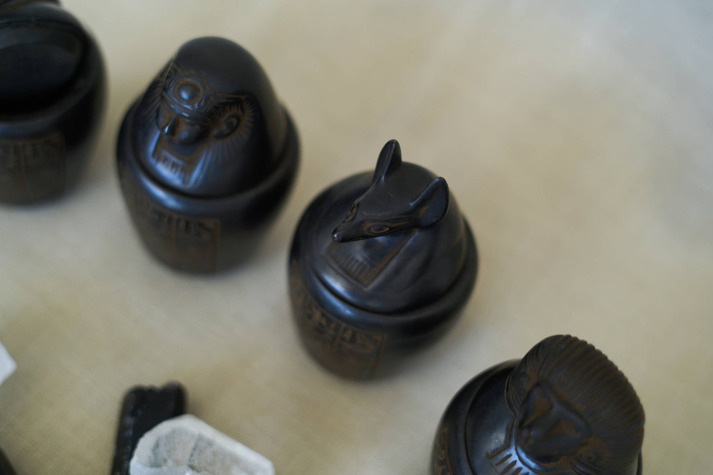 Canonic Jar, Duamutef, Black Basalt
